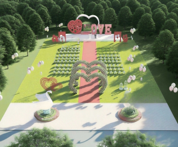 Modern Architectural Bird's-eye View Planning-ID:808846954