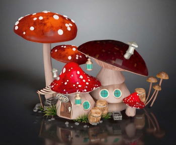 Modern Cartoon House-ID:182097911