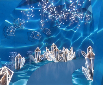 Modern Exhibition Hall-ID:309895045