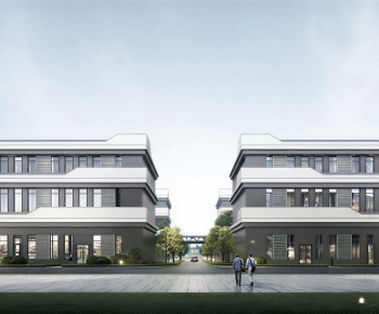 Modern Appearance Of Commercial Building-ID:842463972