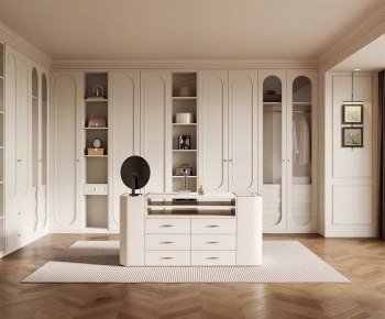 French Style Clothes Storage Area-ID:646410945