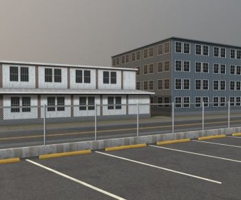 Modern Outdoor Parking Lot-ID:300900975