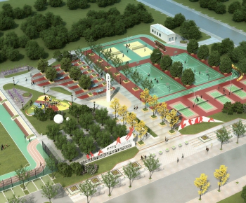 Modern Architectural Bird's-eye View Planning-ID:517366894