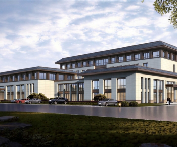 New Chinese Style Residential Building-ID:549530987
