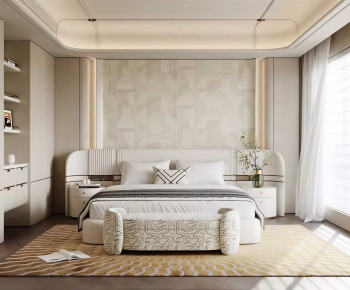 Modern Wabi-sabi Style Bedroom-ID:717238903
