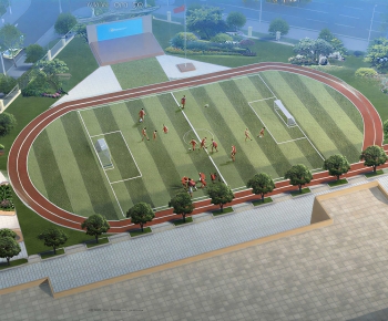 Modern Outdoor Sports Stadium-ID:399652009