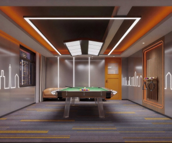 Modern Billiards Room-ID:832571989