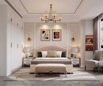 French Style Bedroom-ID:458586936