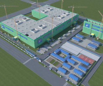 Modern Architectural Bird's-eye View Planning-ID:774475103