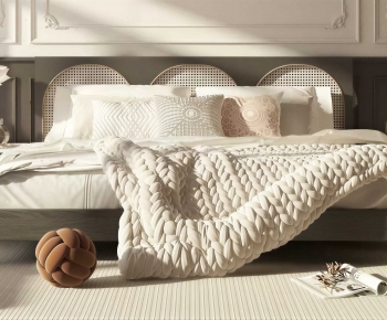 Modern Double Bed-ID:995044951