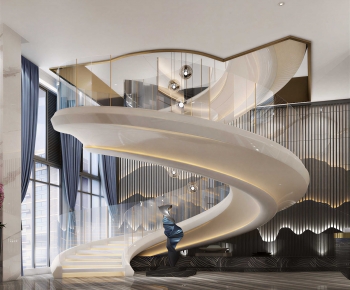 New Chinese Style Staircase-ID:892901909