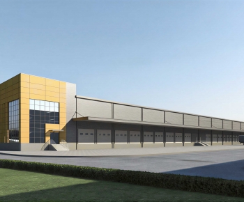 Modern Industrial Building-ID:821847926