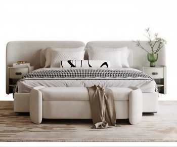 Modern Double Bed-ID:801908022