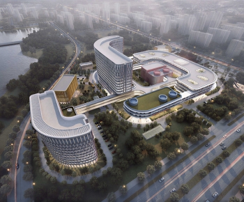 Modern Architectural Bird's-eye View Planning-ID:134571081