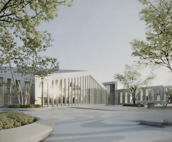 Modern Appearance Of Commercial Building-ID:432164912