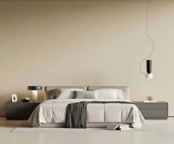 Modern Double Bed-ID:989262101