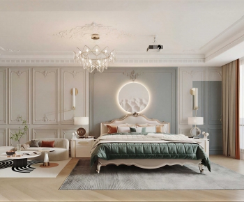 Simple European Style Bedroom-ID:869803915