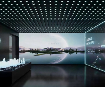 Modern Exhibition Hall-ID:747159005