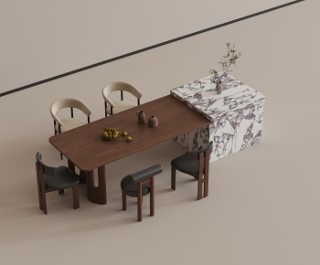 Modern Dining Table And Chairs-ID:129673005