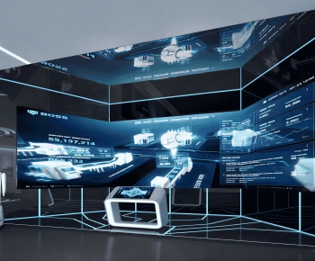 Modern Exhibition Hall-ID:337759026
