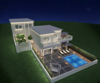 Modern Villa Appearance-ID:425156128