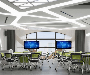 Modern School Classrooms-ID:575767998
