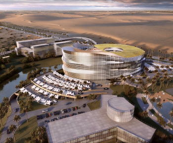 Modern Architectural Bird's-eye View Planning-ID:850141052