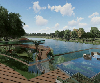 Modern Park Landscape-ID:512064939