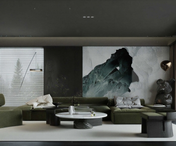 Modern A Living Room-ID:589286098