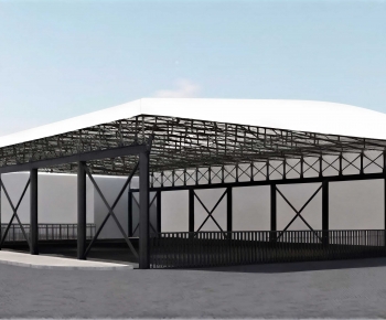 Modern Outdoor Parking Lot-ID:344527014