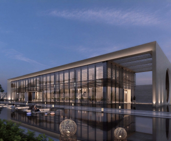 Modern Appearance Of Commercial Building-ID:352341898