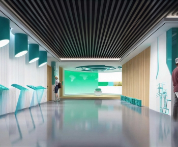 Modern Exhibition Hall-ID:138525964