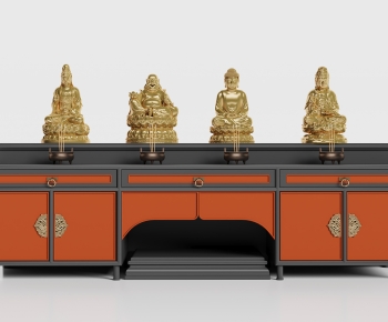 New Chinese Style Buddhist Niche-ID:369782925