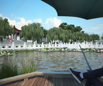 Chinese Style Park Landscape-ID:472886096
