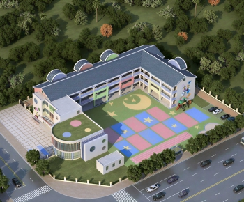 Modern Architectural Bird's-eye View Planning-ID:625494003