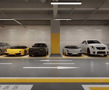 Modern Underground Garage-ID:971512081