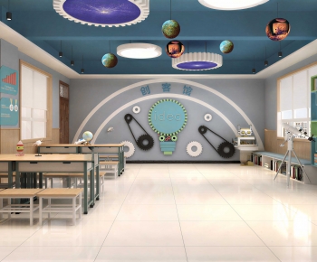 Modern Children's Reading Room-ID:893619062