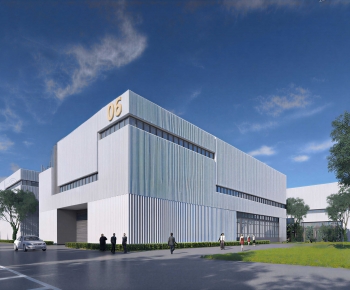 Modern Industrial Building-ID:362289084