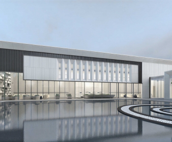 Modern Building Appearance-ID:427598953
