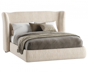 Modern Double Bed-ID:108956102