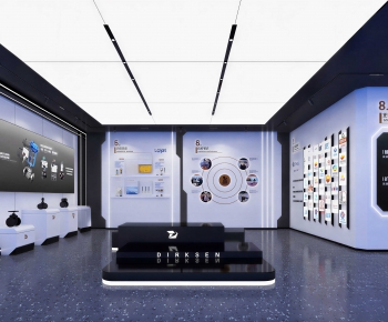 Modern Exhibition Hall-ID:666532999