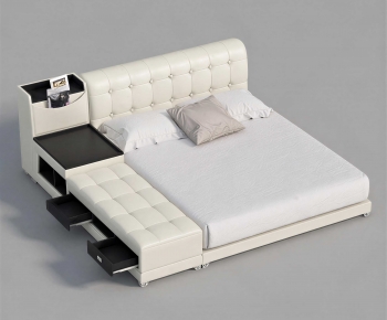 Modern Double Bed-ID:503830913