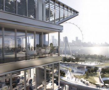 Modern Building Appearance-ID:991951949