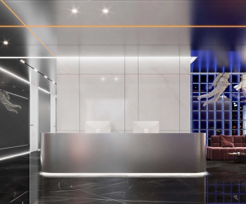 Modern Office Reception Desk-ID:115053896