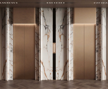 Modern Office Elevator Hall-ID:374449977
