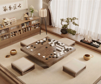 New Chinese Style Tea Tables And Chairs-ID:715832955
