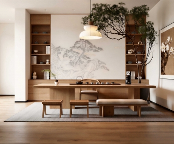 New Chinese Style Tea House-ID:896677021