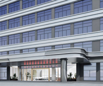 Modern Facade Element-ID:703778985