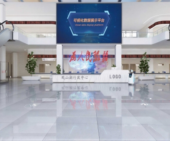 Modern Office Reception Desk-ID:906477931