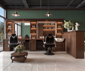 Retro Style Barbershop-ID:133536107